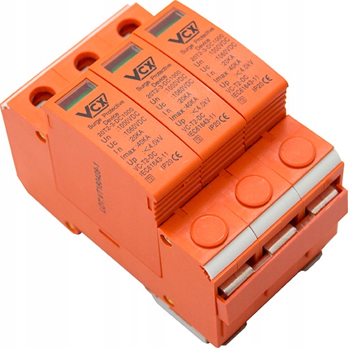 Zvodič prepätia VCX 1200 V IP20 7000 A